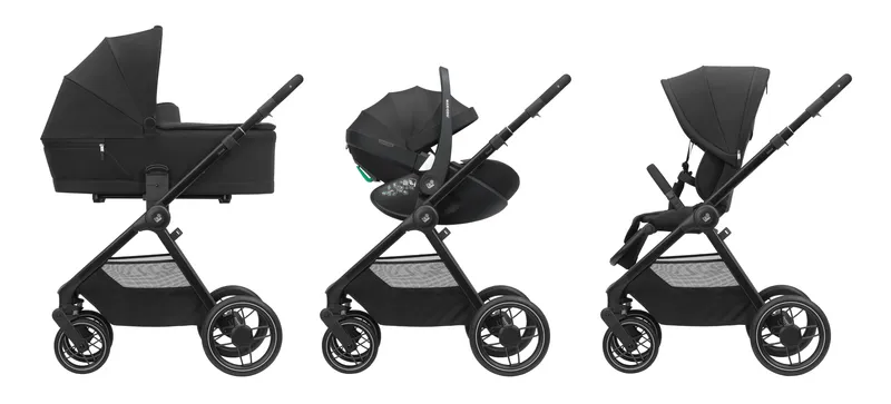 Maxi-Cosi Oxford 9pc Premium 360 Pro V2 Travel System in Black