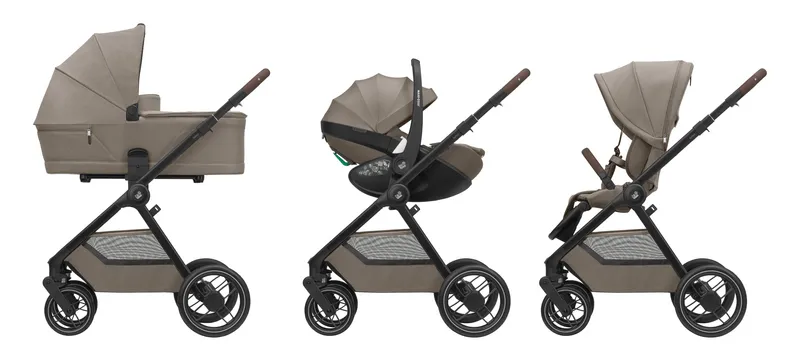 Maxi-Cosi Oxford 9pc Premium 360 Pro V2 Travel System in Truffle