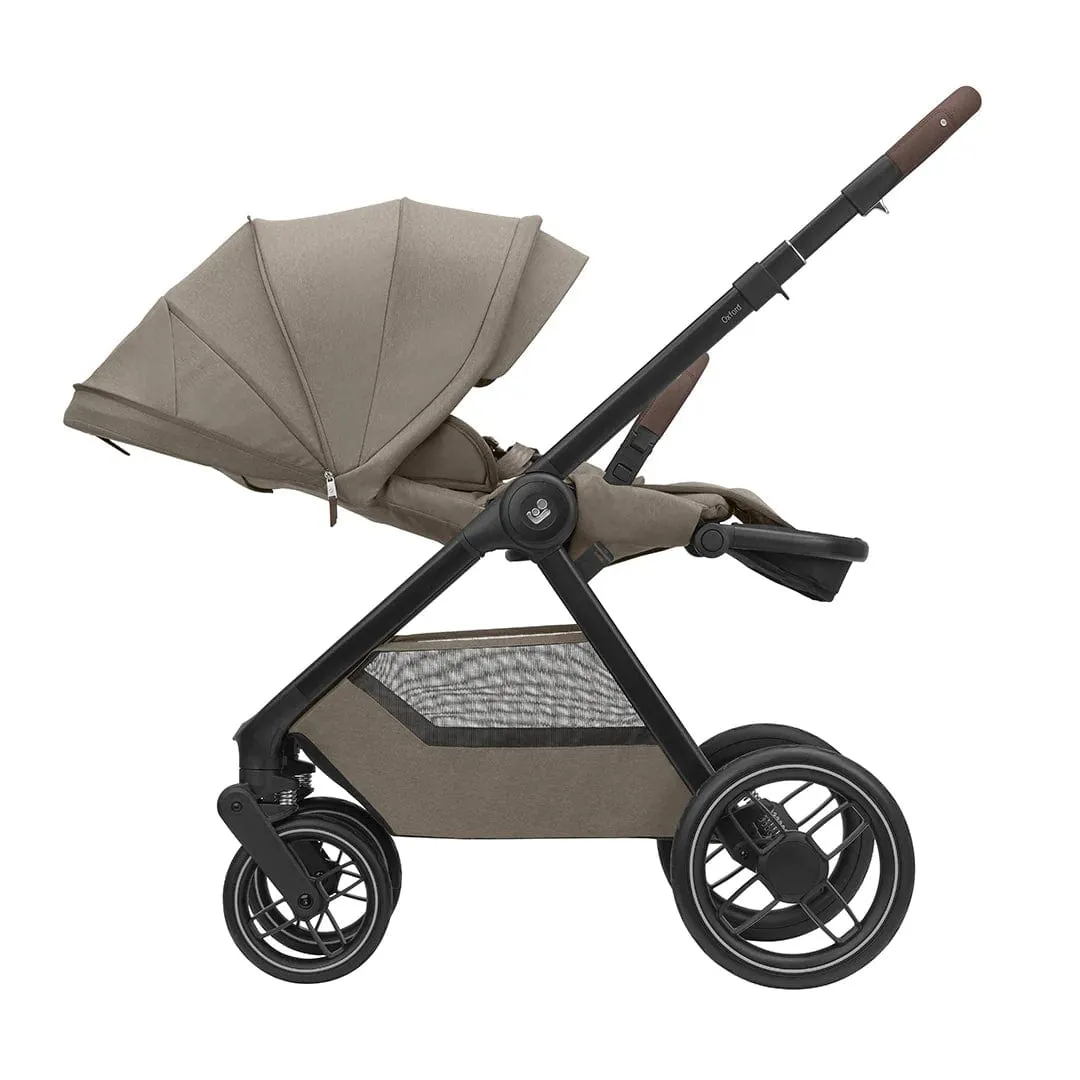 Maxi Cosi Oxford Pushchair 7 Pieces Essential Bundle - Twillic Truffle