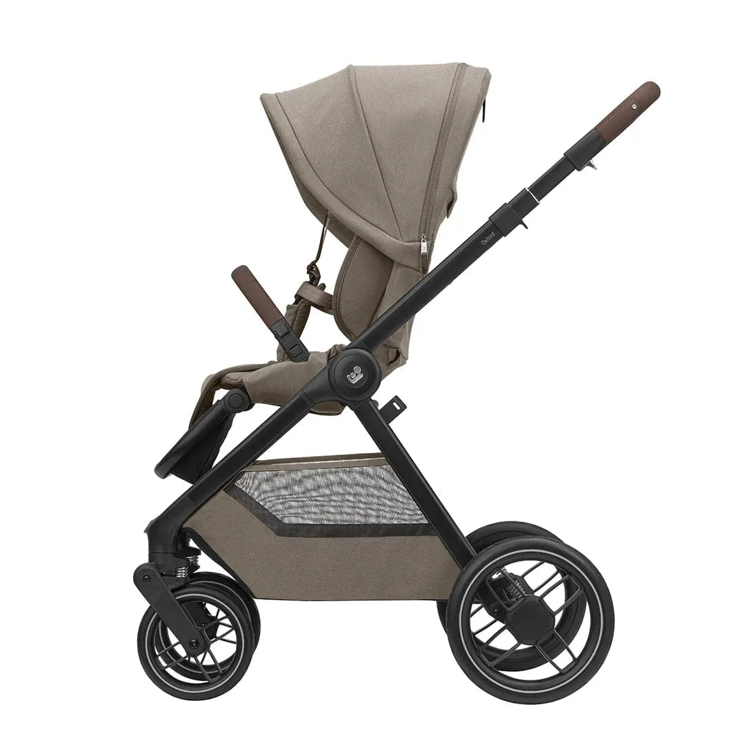 Maxi Cosi Oxford Pushchair 7 Pieces Essential Bundle - Twillic Truffle