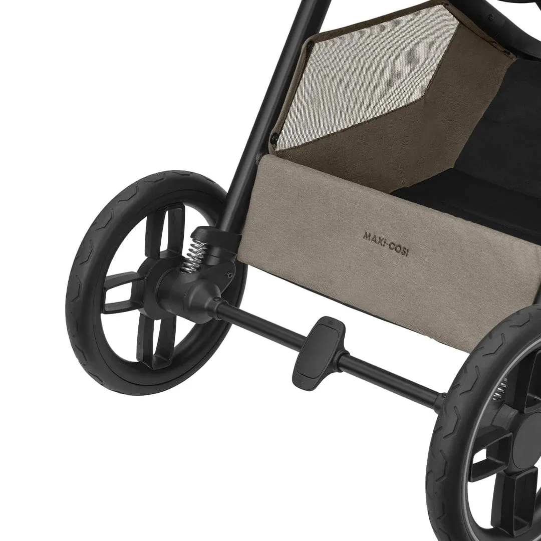 Maxi Cosi Oxford Pushchair 7 Pieces Essential Bundle - Twillic Truffle