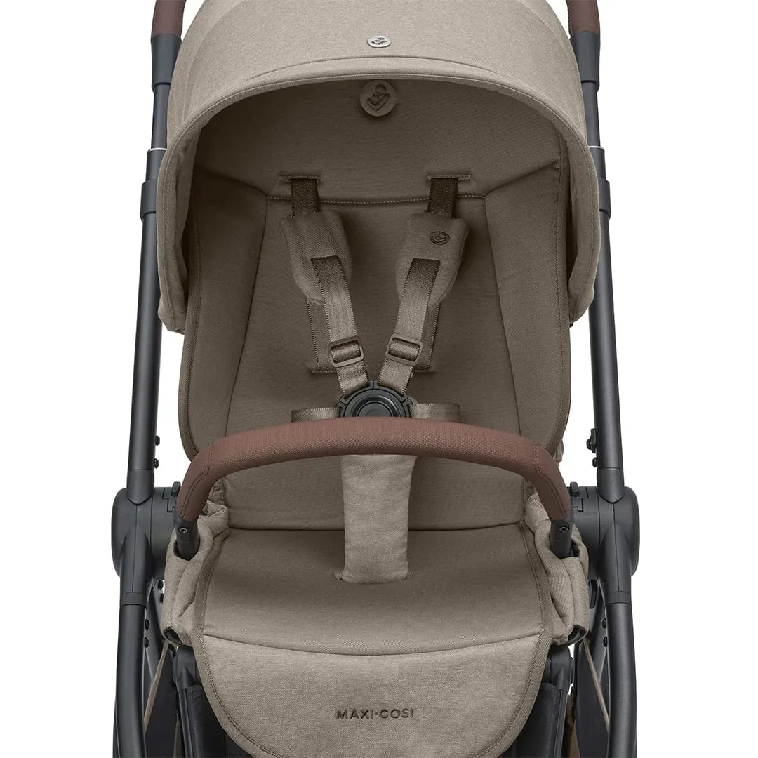 Maxi Cosi Oxford Pushchair 7 Pieces Essential Bundle - Twillic Truffle