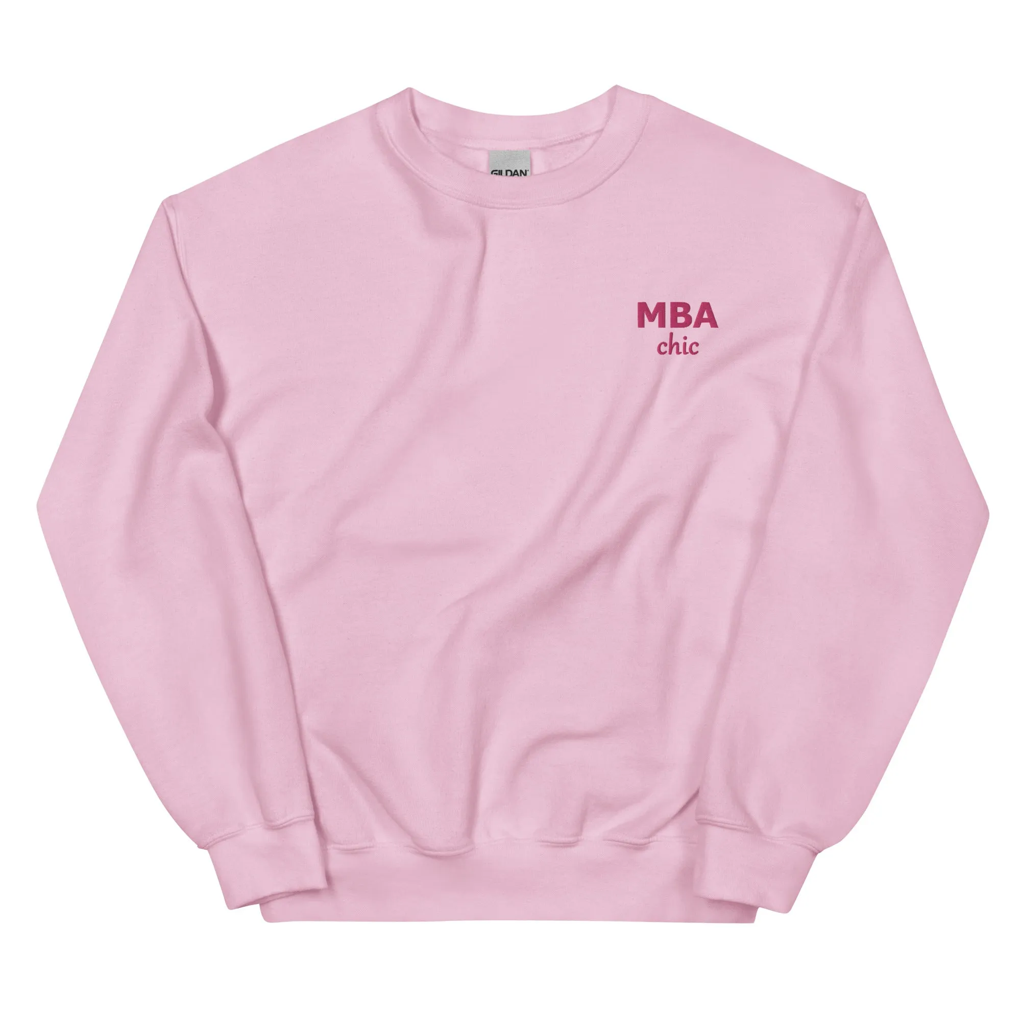 MBAchic Embroidered Logo Sweatshirt