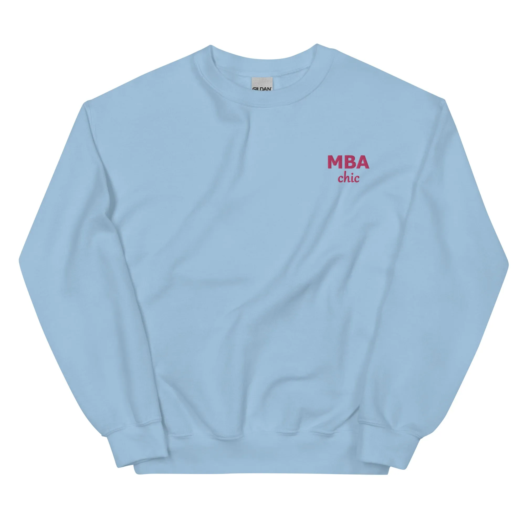 MBAchic Embroidered Logo Sweatshirt