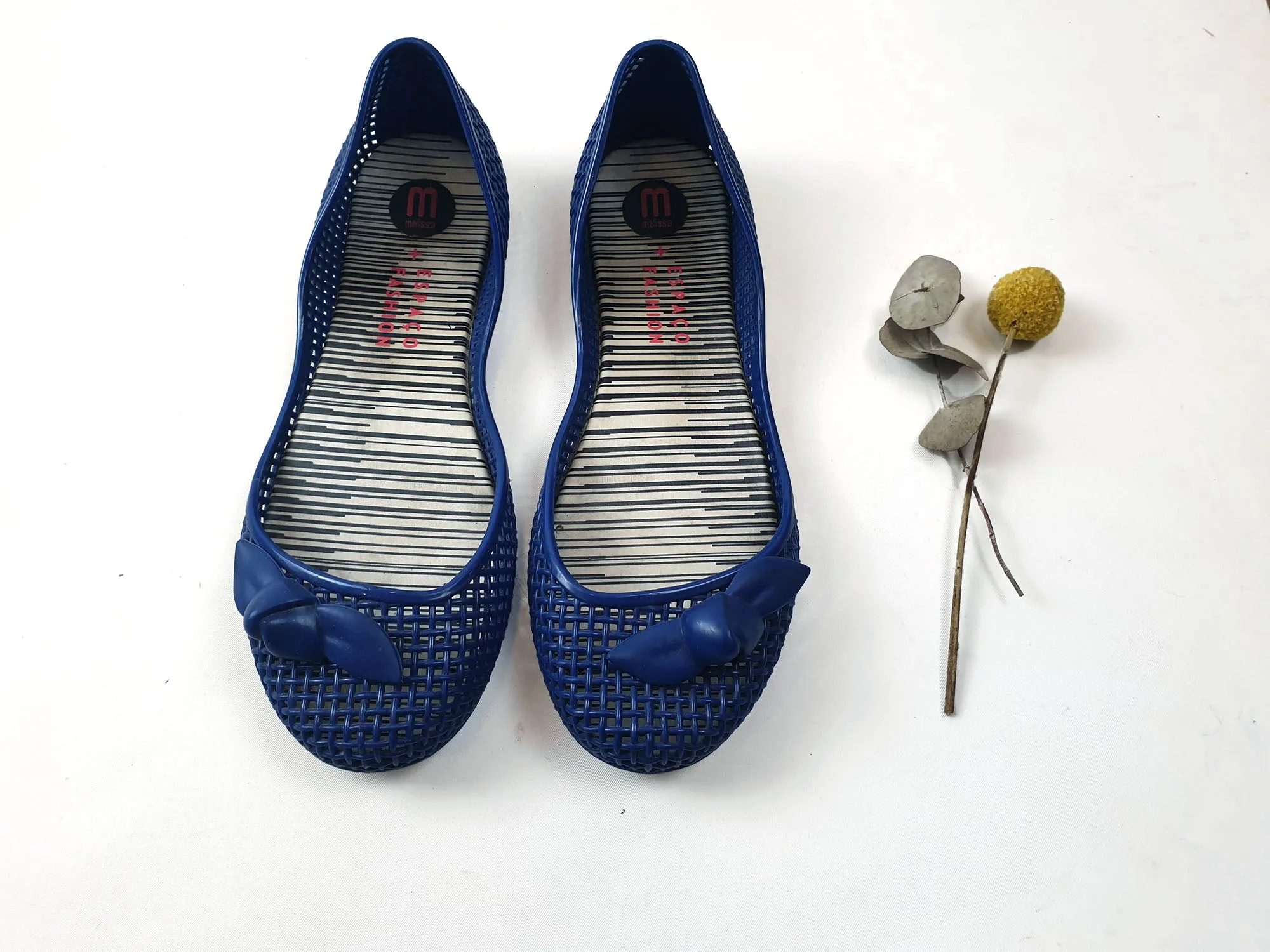 Melissa   Espaco Fashion blue plastic shoes size 38