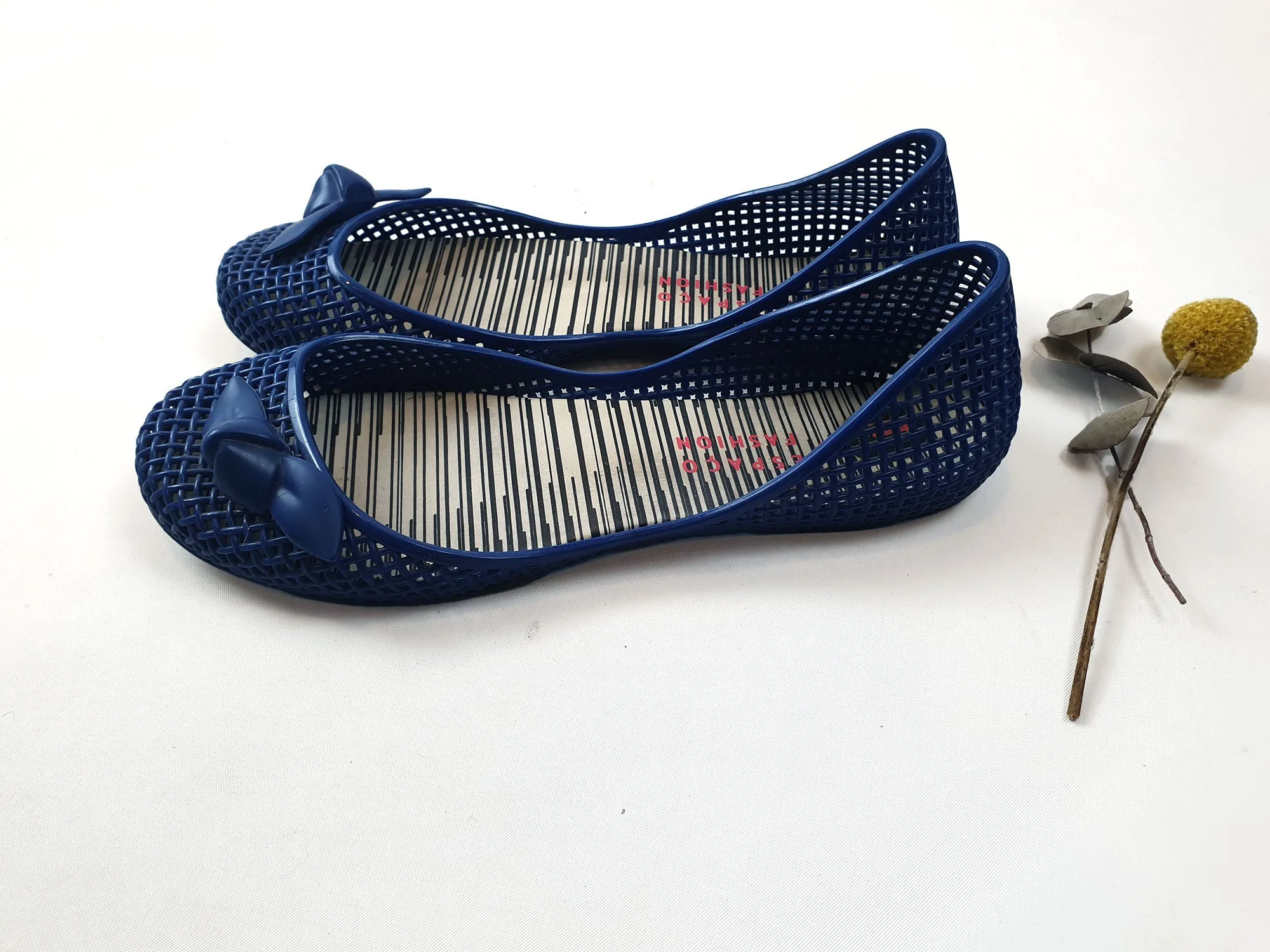 Melissa   Espaco Fashion blue plastic shoes size 38