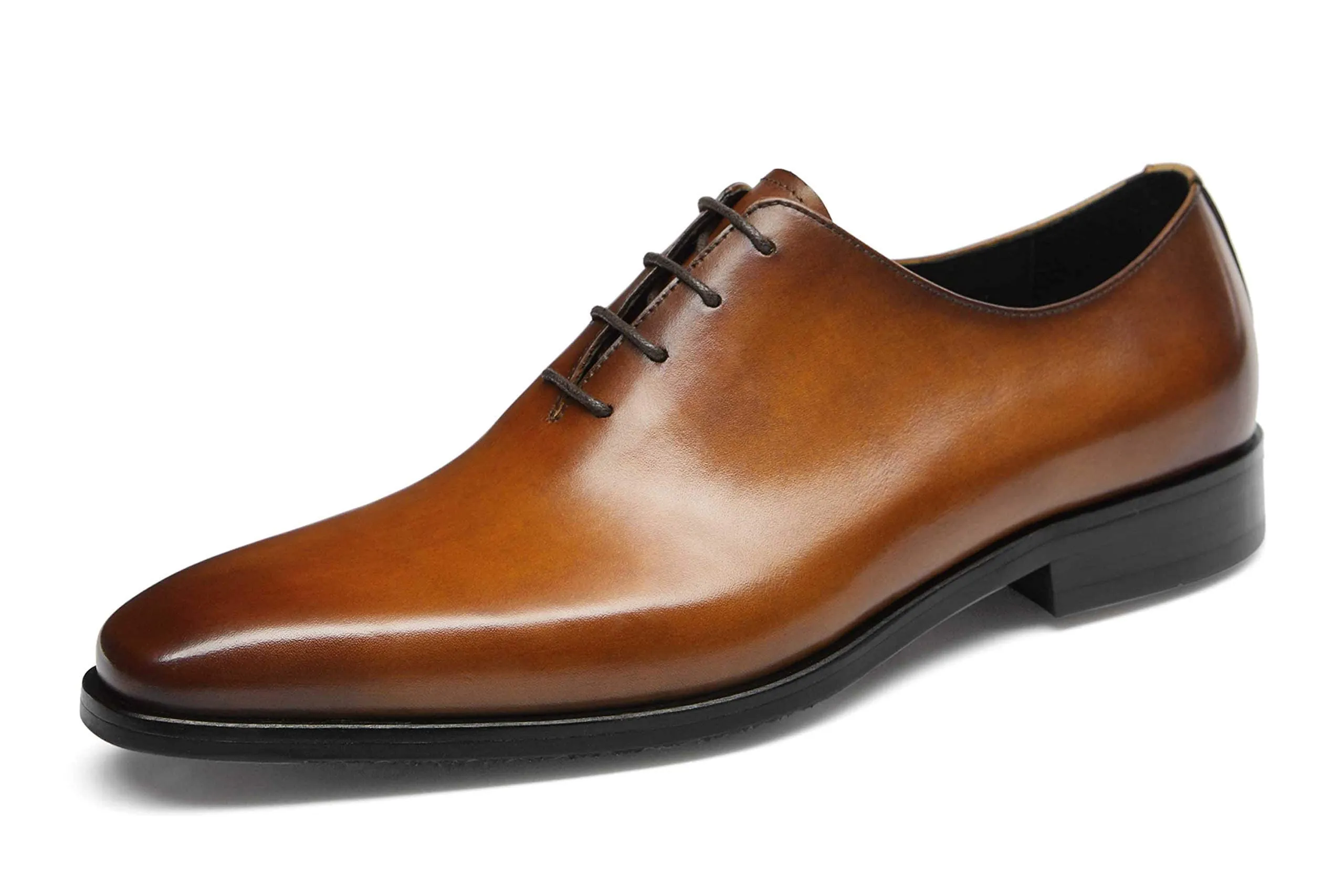 Men's Dress Shoes Oxford Formal Leather Shoes for Men 7US Brown