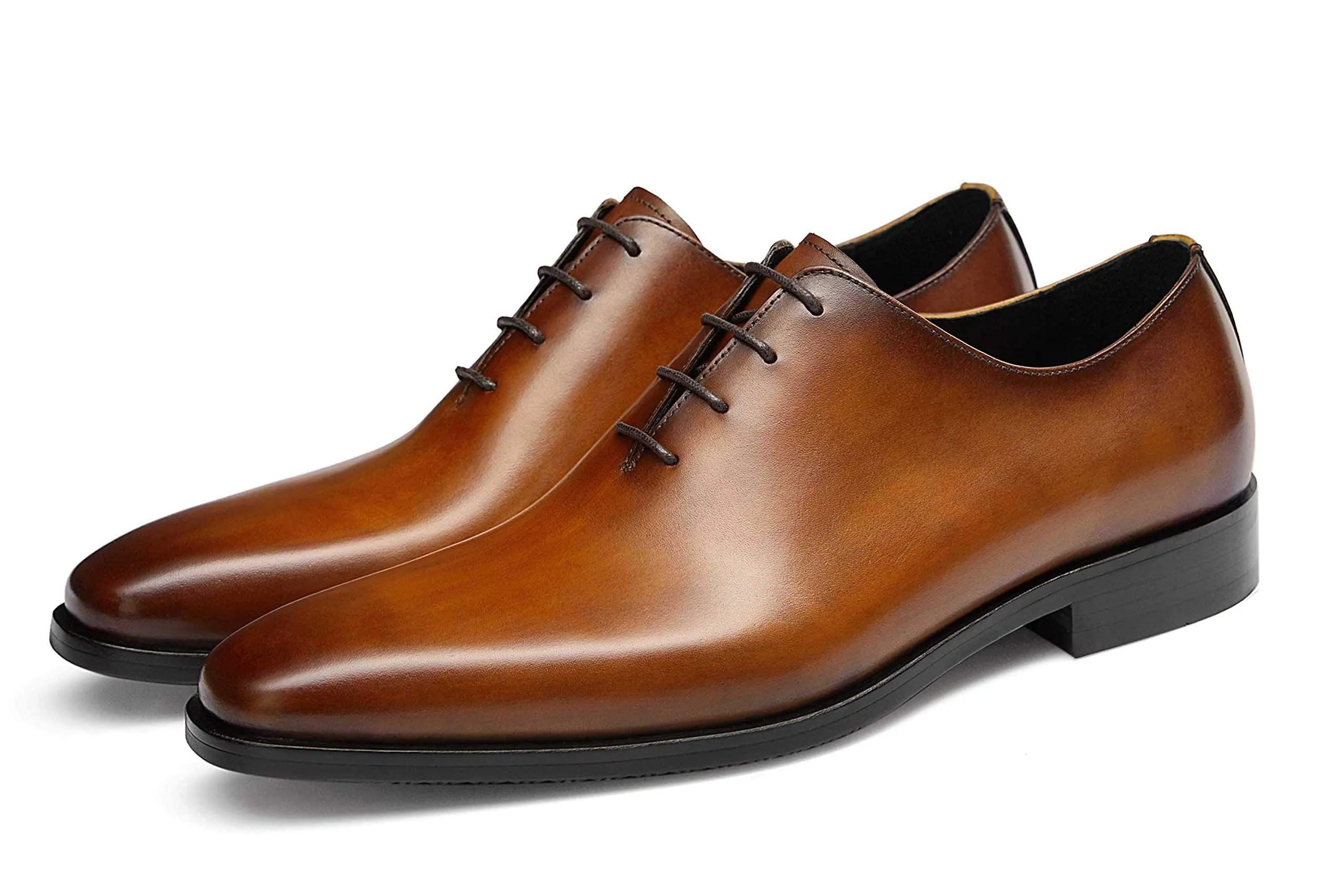 Men's Dress Shoes Oxford Formal Leather Shoes for Men 7US Brown