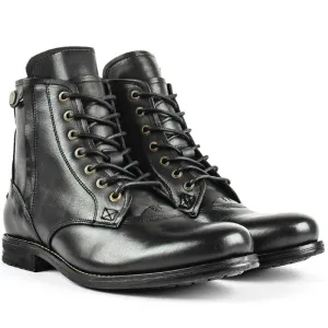 Men's Fashion Front Lace-Up Fastening Martin Boots