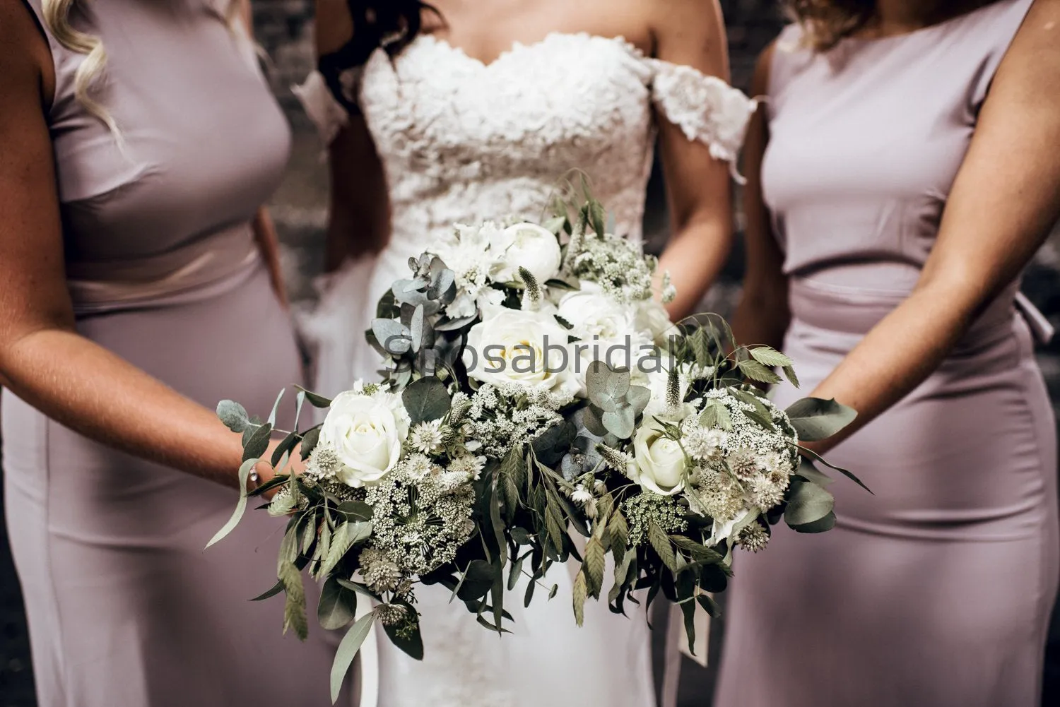 Mermaid Elegant Simple Unique Country Long Bridesmaid Dresses  WG632