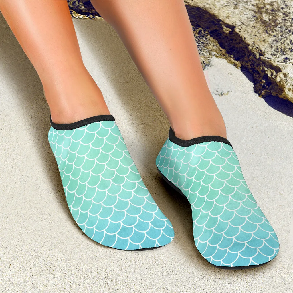 Mermaid Watercolor Water Shoes