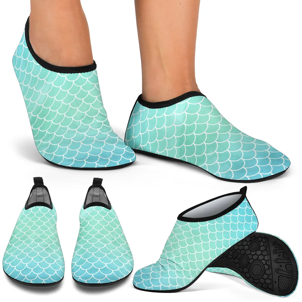 Mermaid Watercolor Water Shoes