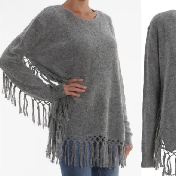 Mes Demoiselles x Revolve Aya Sweater Poncho size 1 cream
