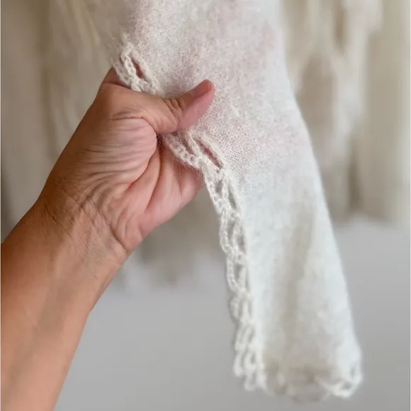 Mes Demoiselles x Revolve Aya Sweater Poncho size 1 cream