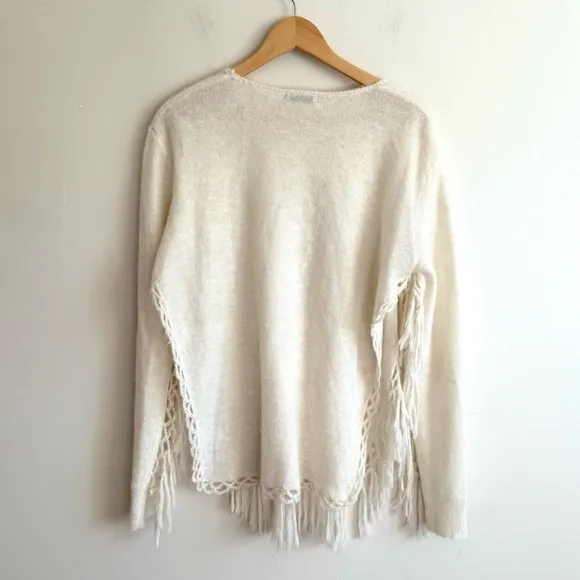 Mes Demoiselles x Revolve Aya Sweater Poncho size 1 cream