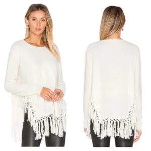 Mes Demoiselles x Revolve Aya Sweater Poncho size 1 cream