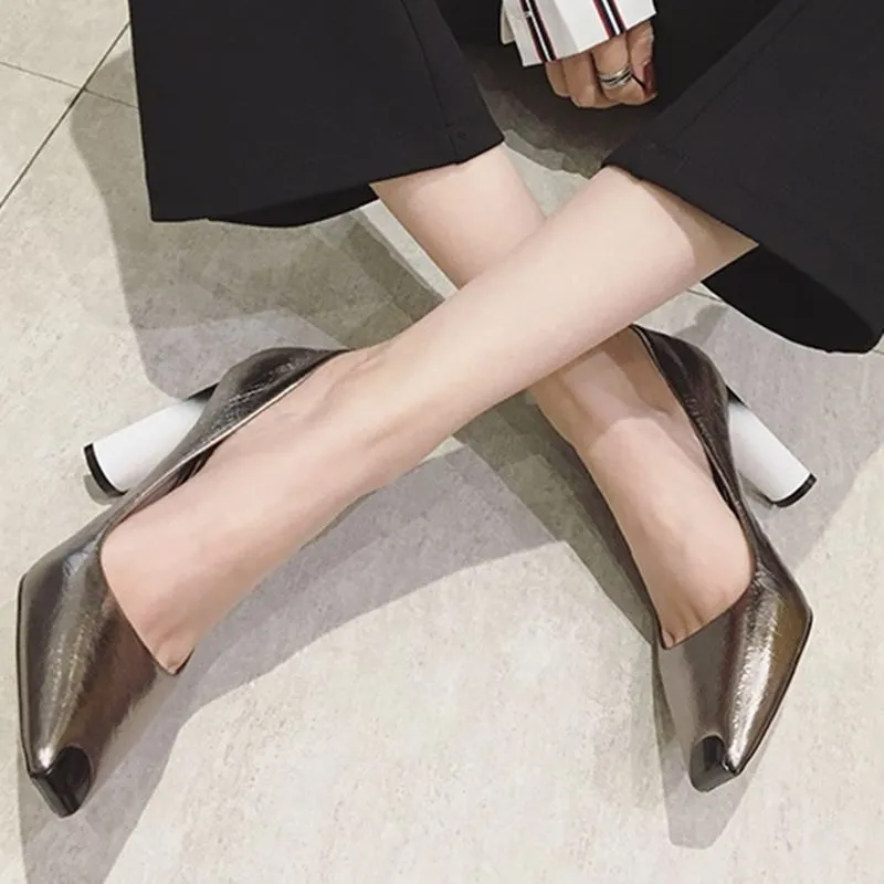 metal toe sexy high heels party women shoes high quality women high heel shoes office ladies shoes women heels