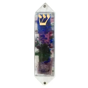 Mezuzah Floral JZFS by Beames Designs