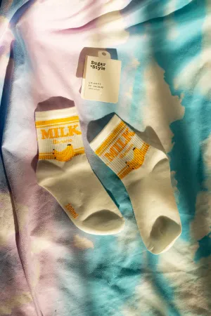 Milk Carton Socks