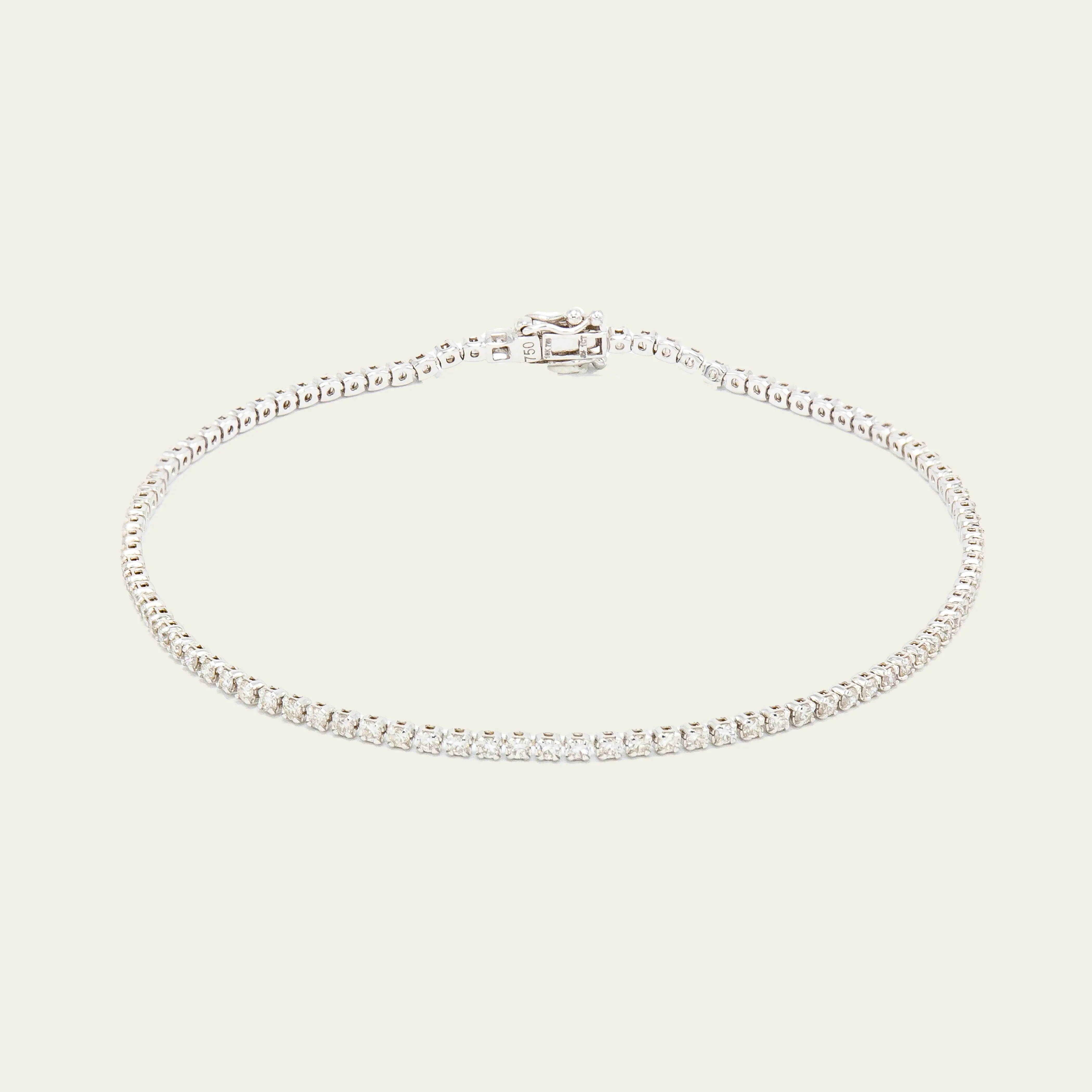 mini diamond tennis bracelet