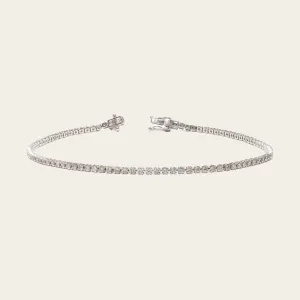 mini diamond tennis bracelet