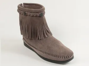 Minnetonka Moccasin High Top Back Zip Boot