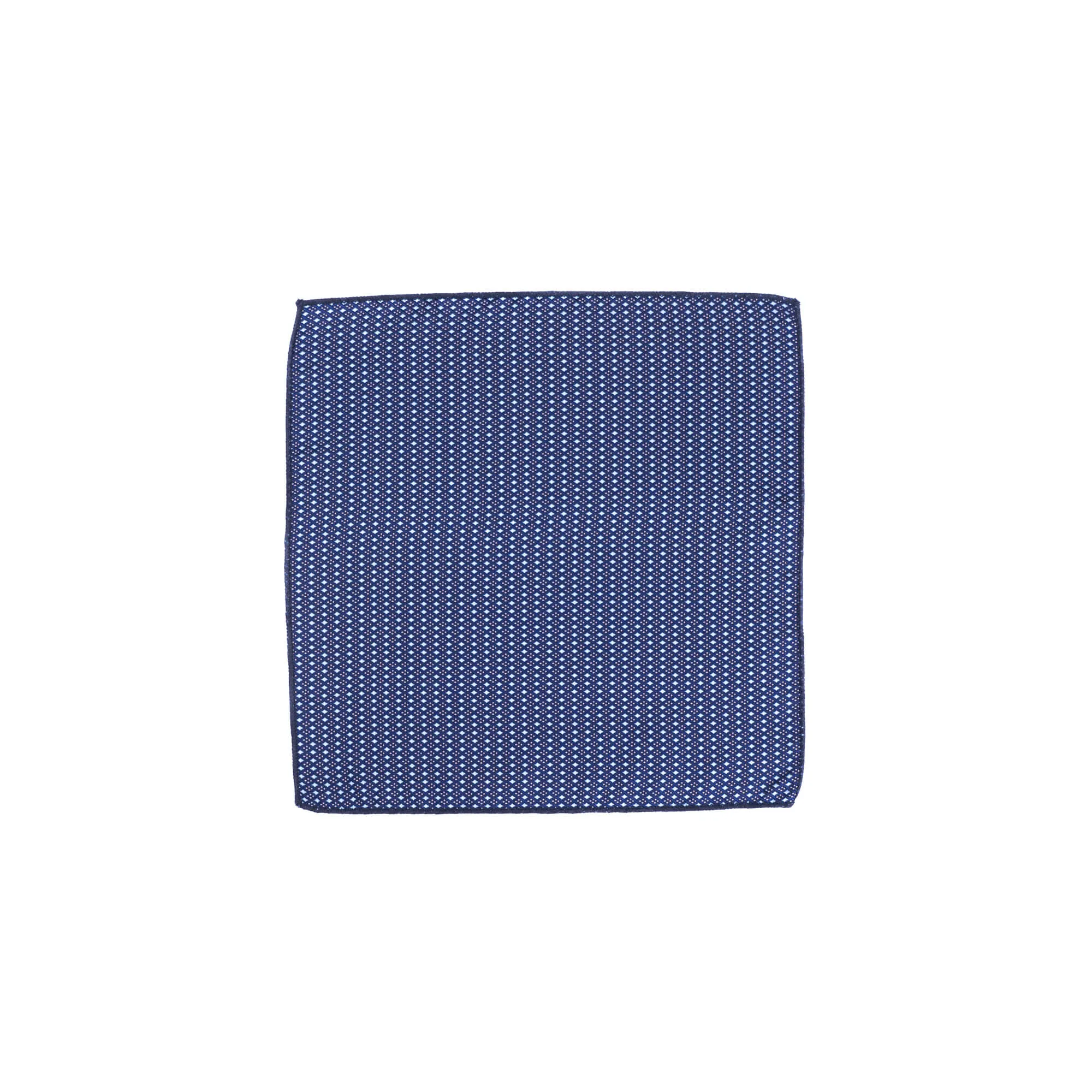 Navy Blue Pattern Pocket Square
