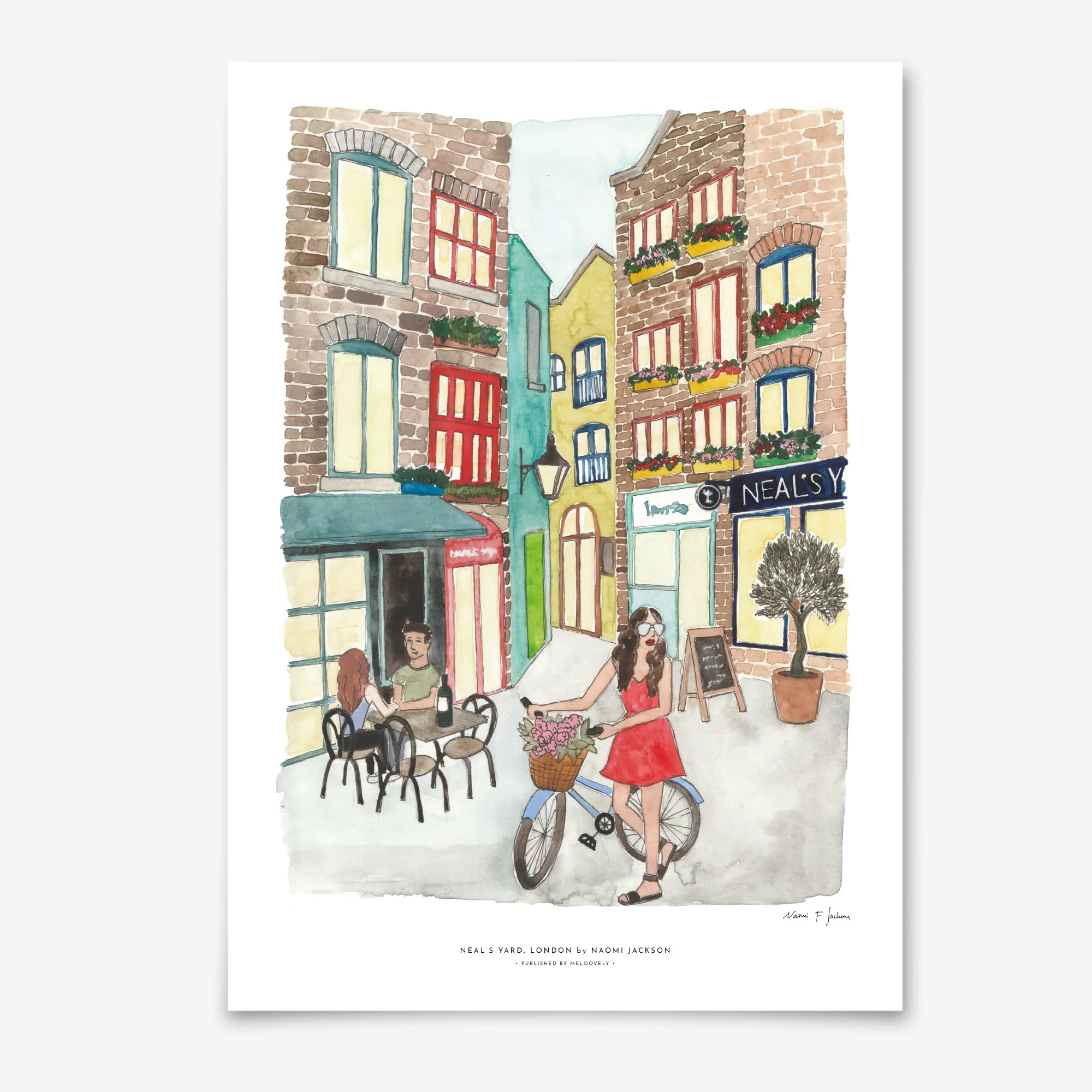 'Neal's Yard' Wall Print