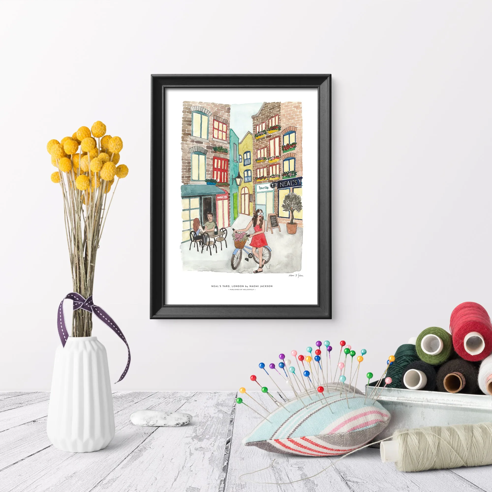 'Neal's Yard' Wall Print