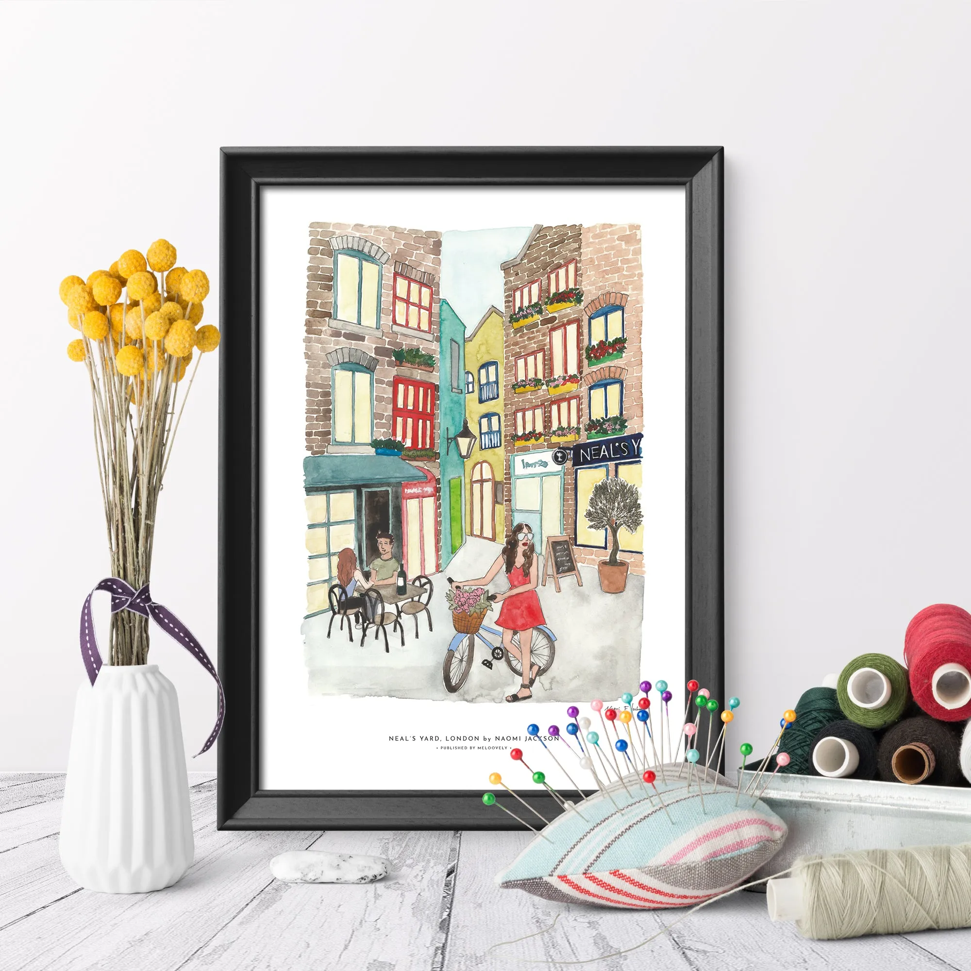 'Neal's Yard' Wall Print