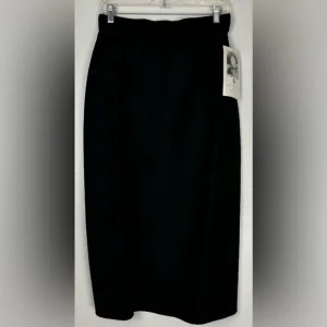 NEW Gunne Sax Jessica McClintock Black Taffeta Formal Evening Maxi 11 USA 0441