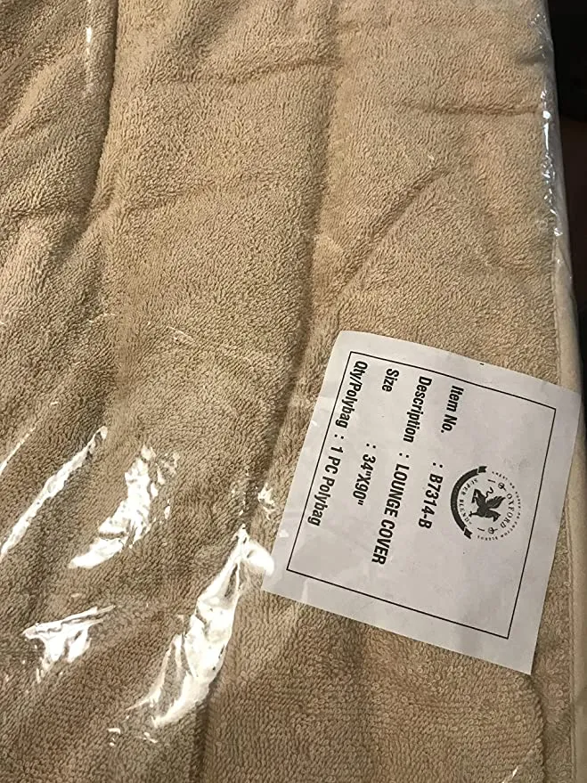 New Oxford 34×90 Lounge Cover Towel in Beige! Retails $79 