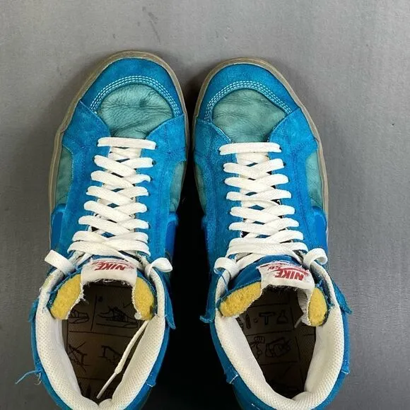 Nike  ZOOM BLAZER MID PREMIUM PLUS SB 'TEAL GUM' sneaker shoes mens size 10
