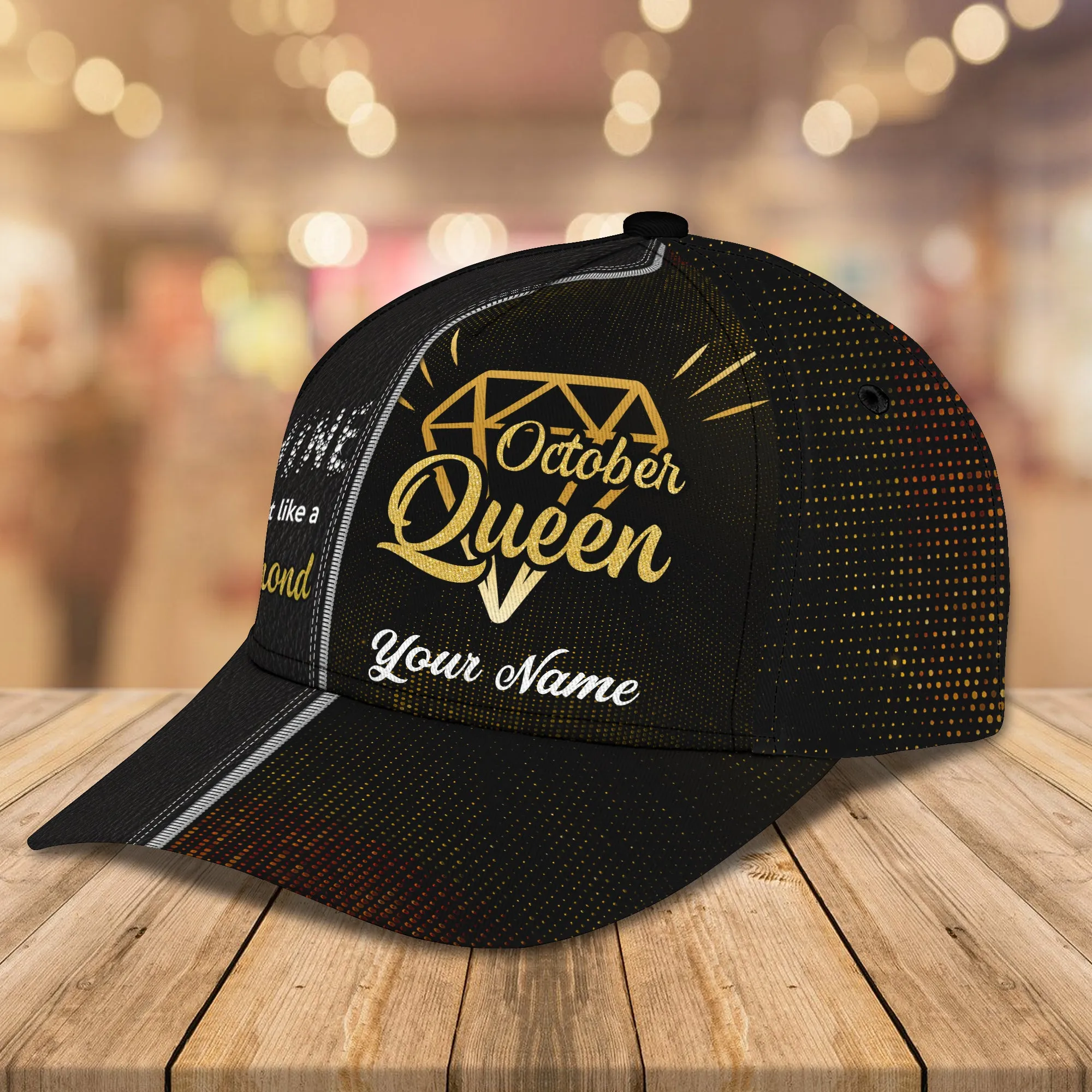 October Queen - Personalized Name Cap - Nmd 36