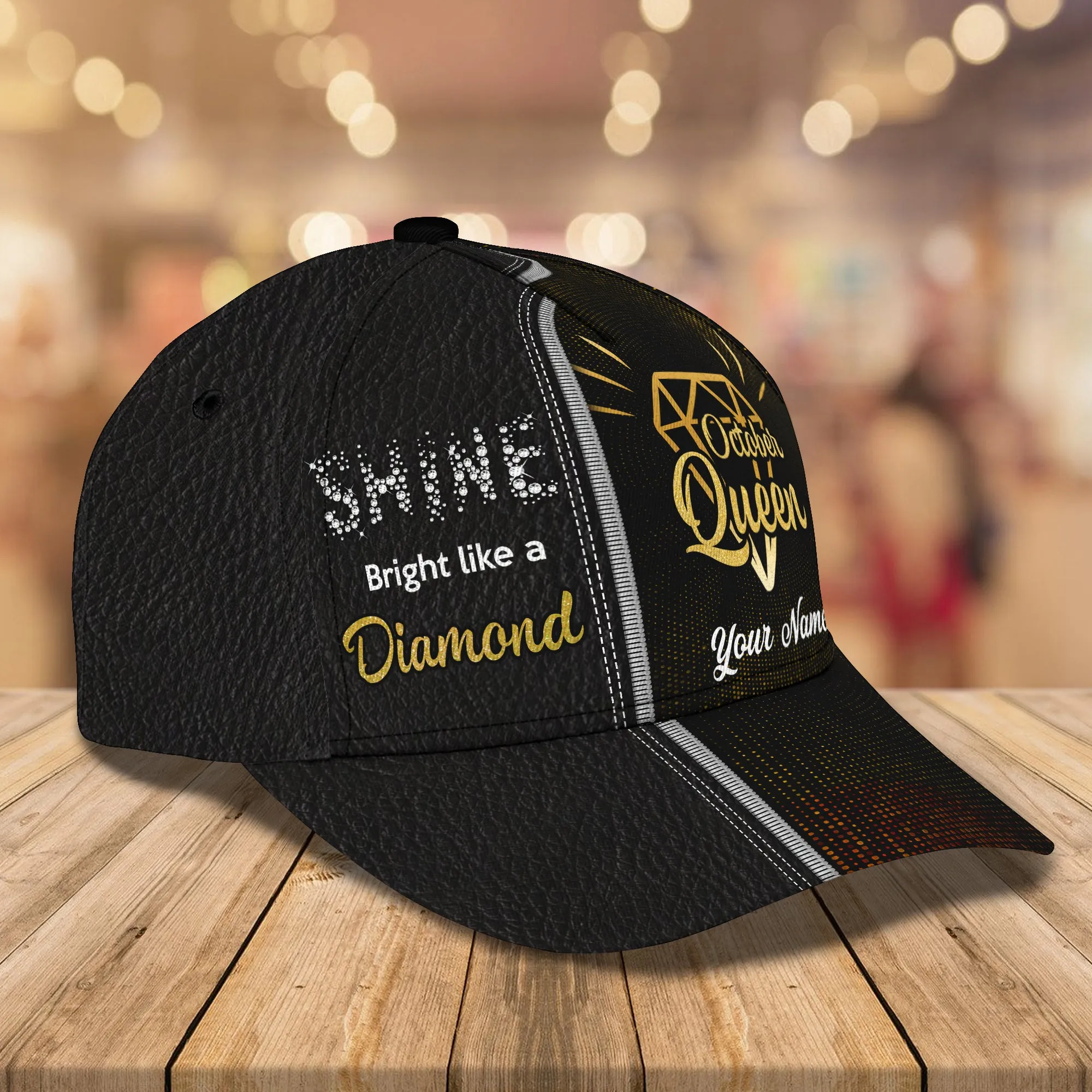 October Queen - Personalized Name Cap - Nmd 36