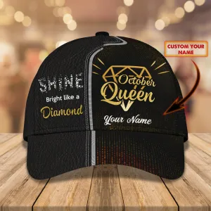 October Queen - Personalized Name Cap - Nmd 36