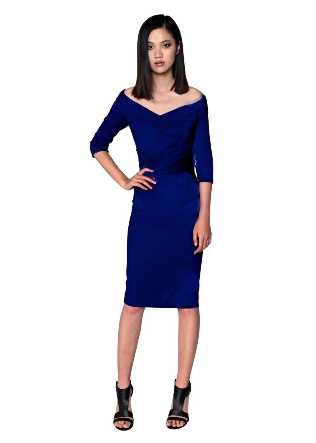 Off The Shoulder Ponte Dress