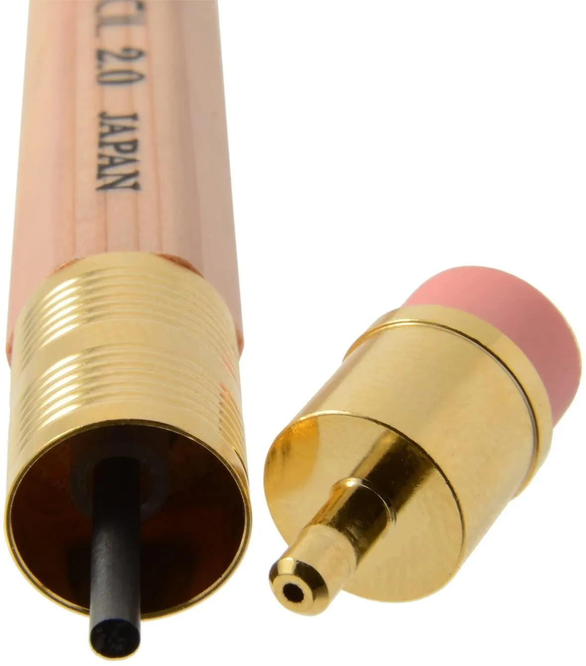 OHTO Sharp Pencil 2.0-Wooden Mechanical Pencil Lead Holder-2.0mm