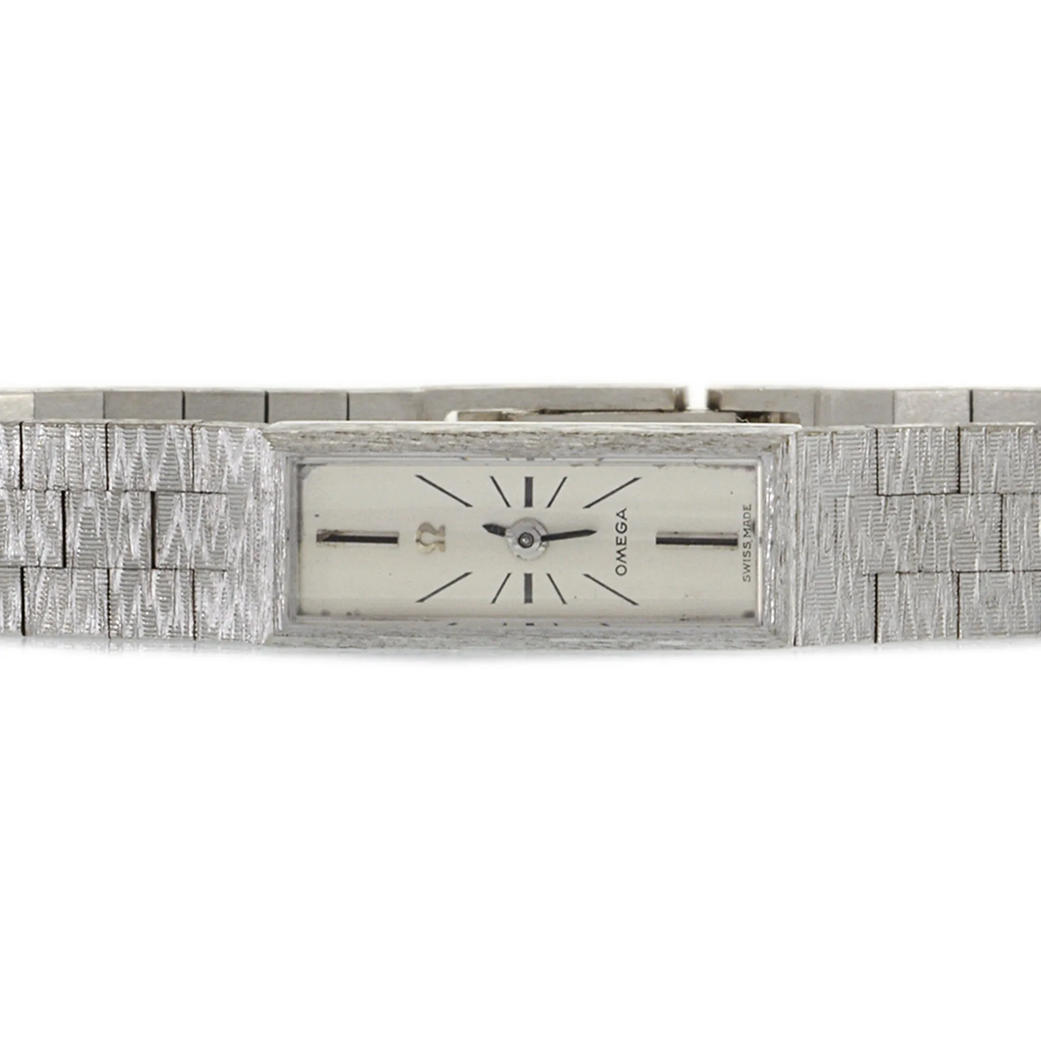 Omega 1960's 18KT White Gold Cocktail Watch RARE