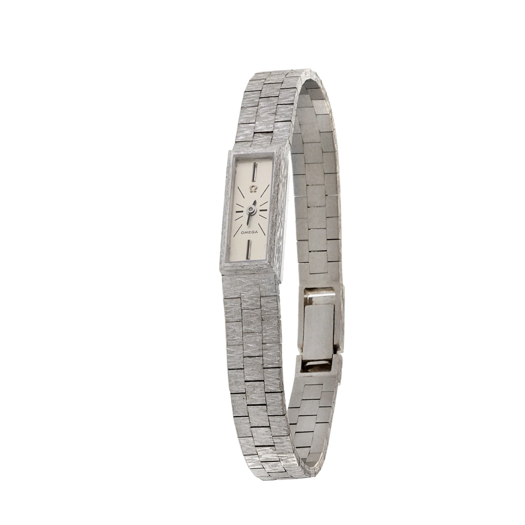Omega 1960's 18KT White Gold Cocktail Watch RARE