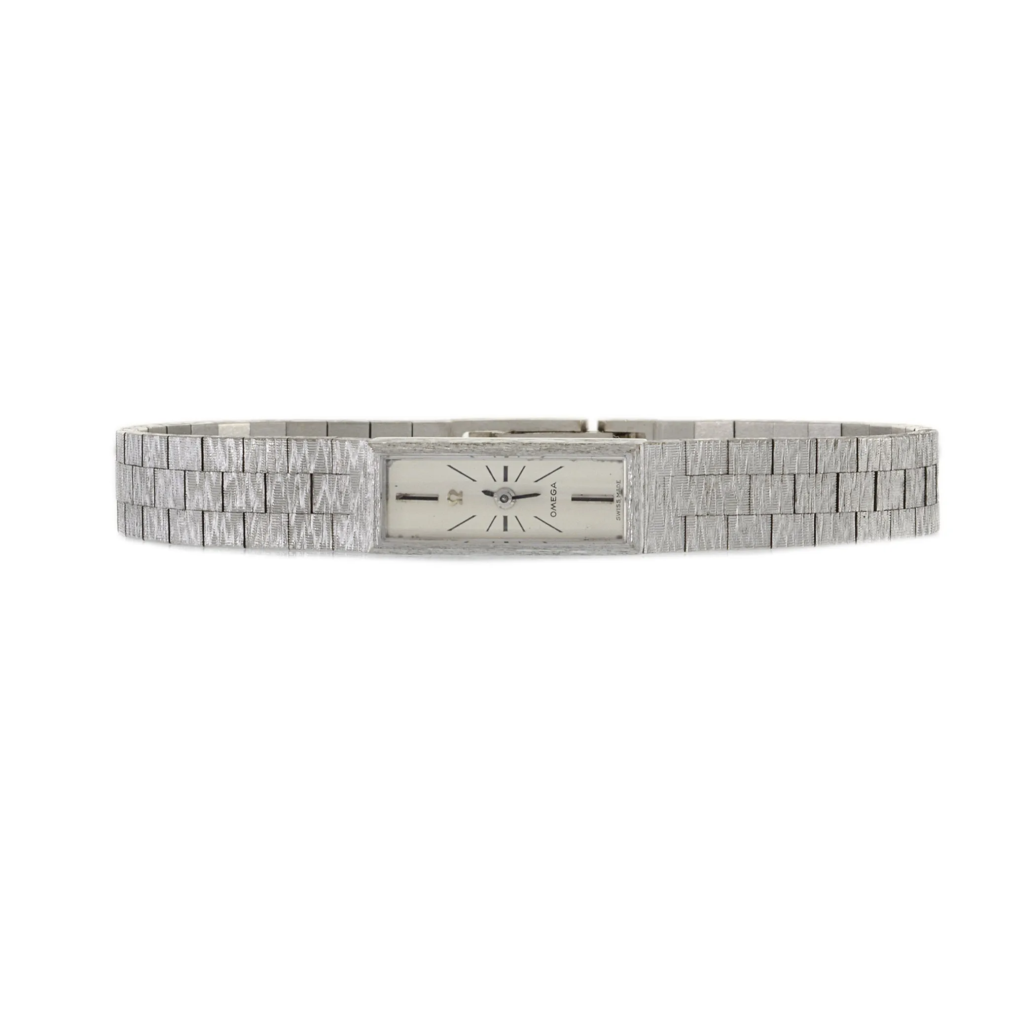 Omega 1960's 18KT White Gold Cocktail Watch RARE