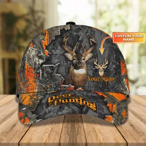 Orange Deer Hunting Camo Classic Cap - Hdmt