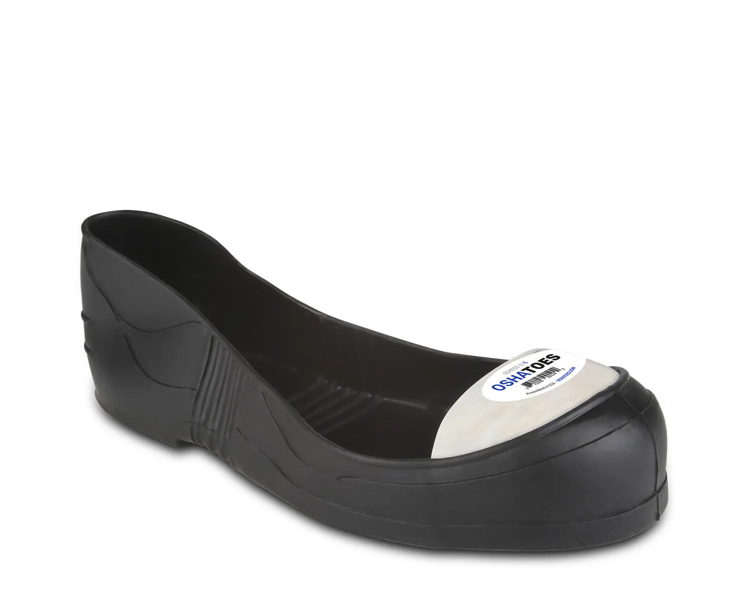 OSH005 (RCOM), COMPOSITE Toe Cap PVC Safety Overshoes (Natural)