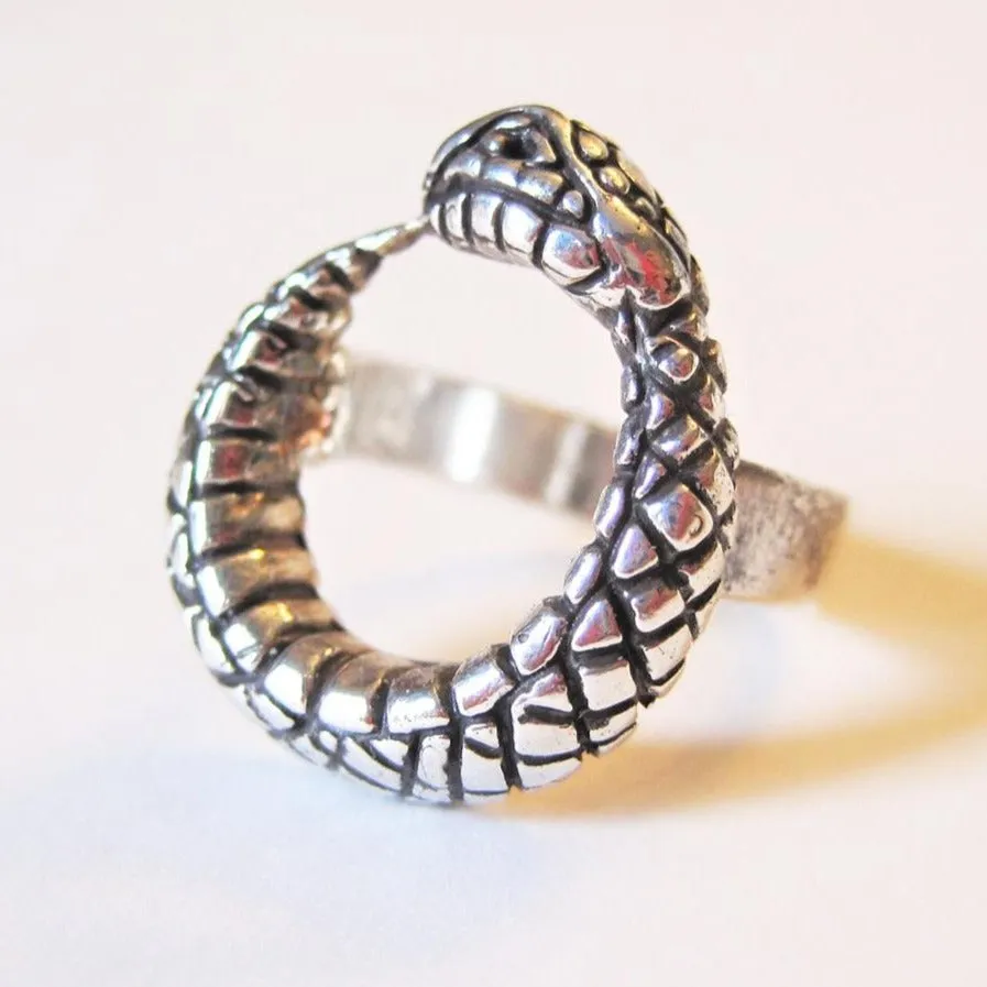 Ouroboros I Snake Ring