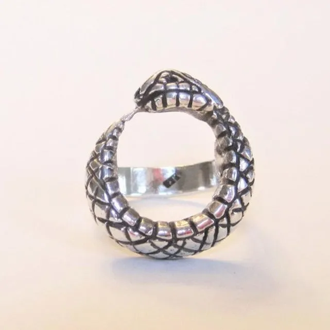Ouroboros I Snake Ring