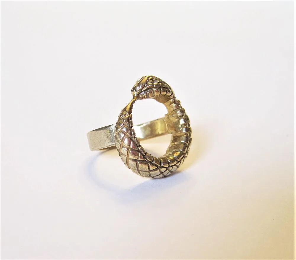 Ouroboros I Snake Ring