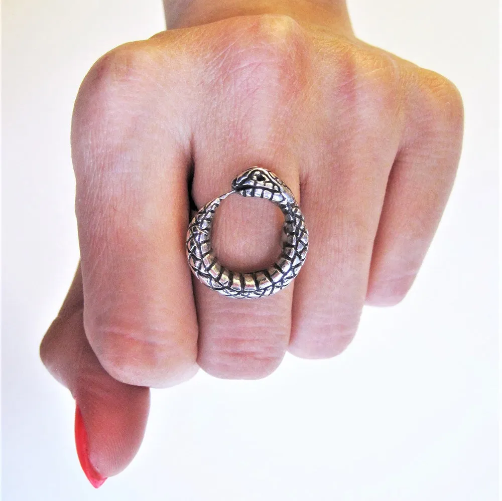 Ouroboros I Snake Ring