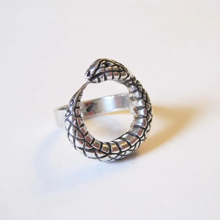 Ouroboros I Snake Ring