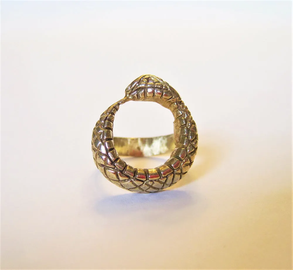 Ouroboros I Snake Ring