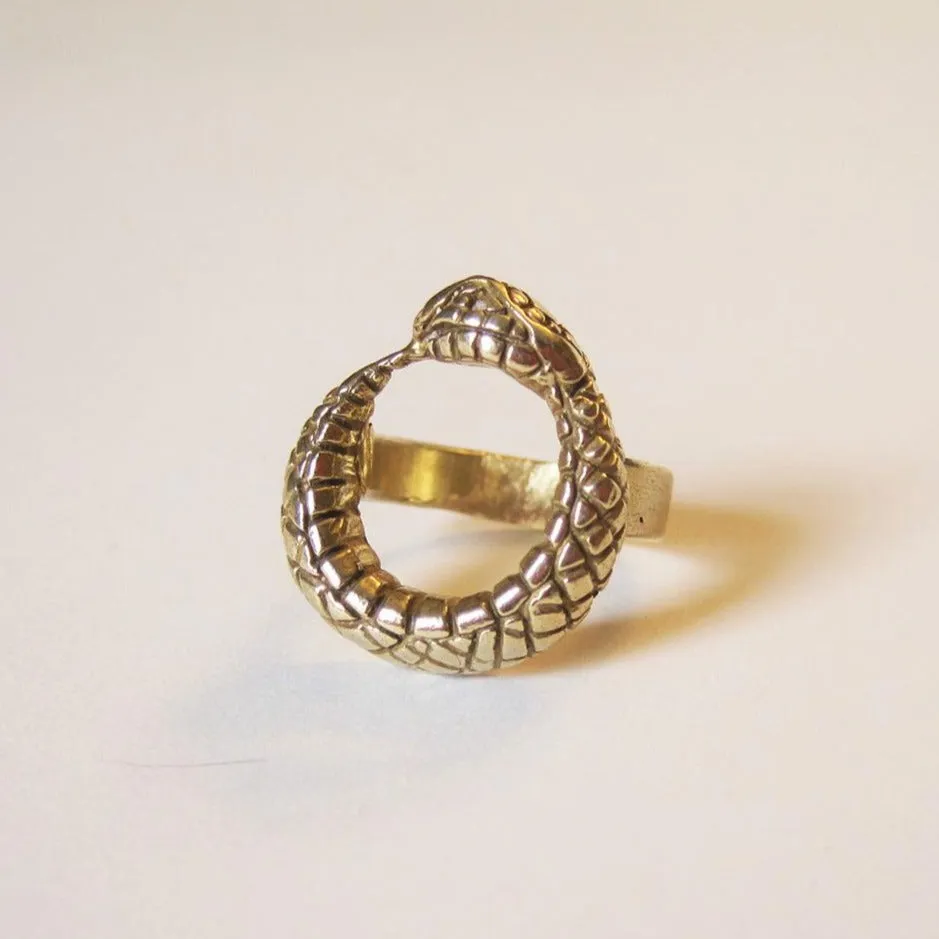 Ouroboros I Snake Ring